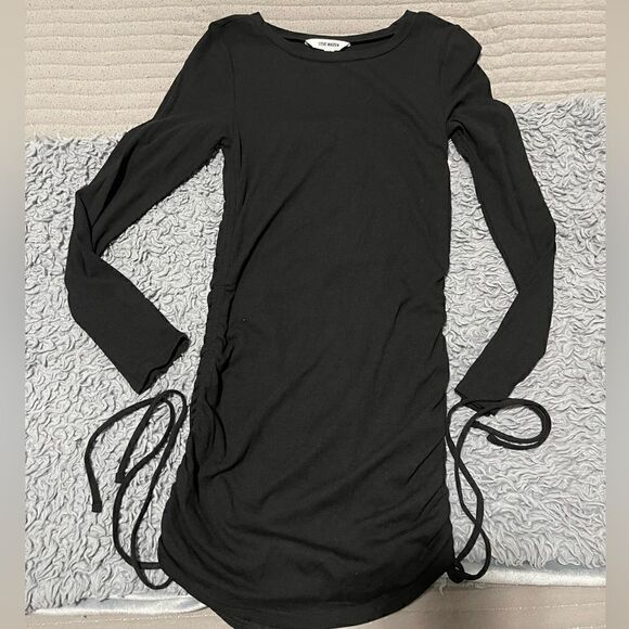 Steve Madden | LONG SLEEVE MINI DRESS BLACK - Picture 4 of 7